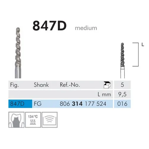 MEISINGER FG DIAMANT 847D016 (5st)