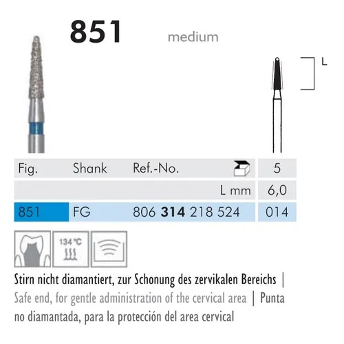 MEISINGER FG DIAMANT 851/014 (5st)