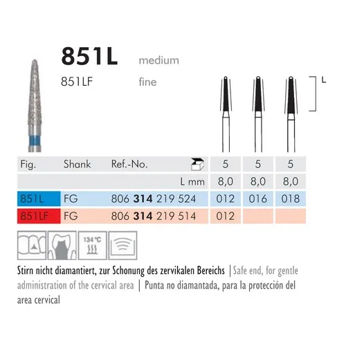 MEISINGER FG DIAMANT 851L018 (5st)