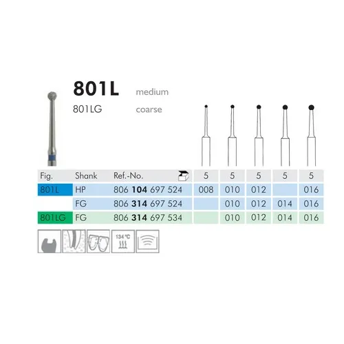 MEISINGER FG DIAMANT 801L016 (5st)
