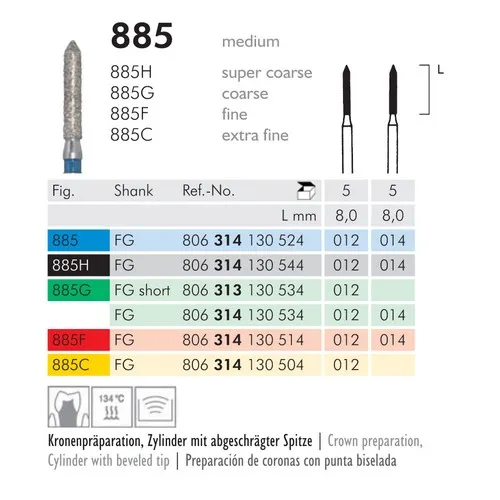 MEISINGER FG DIAMANT 885/012 (5st)