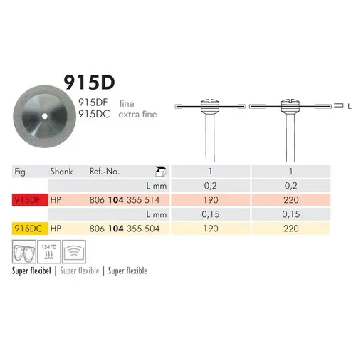 MEISINGER HP DIAMANT SCHIJF 915DF190 (1st)