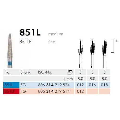MEISINGER FG DIAMANT 851L/016 (5st)