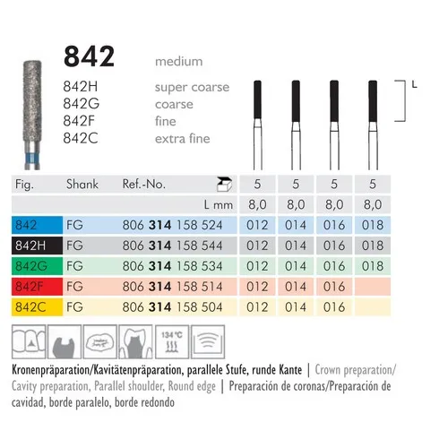MEISINGER FG DIAMANT 842H018 (5st)