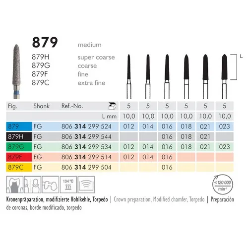 MEISINGER FG DIAMANT 879G018 (5st)