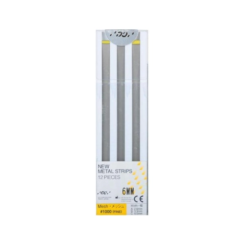 GC METAL STRIPS 6mm GEEL TBV POLIJSTEN REFILL NR.1000 / 271 (12st)