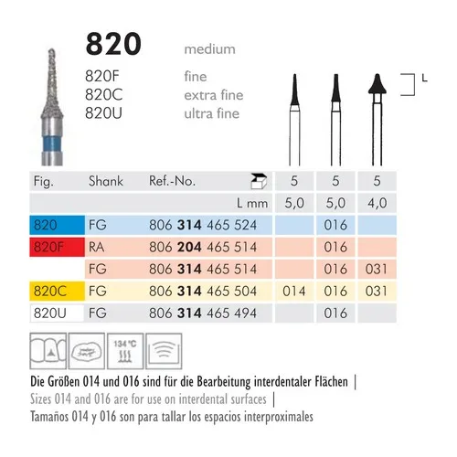 MEISINGER FG DIAMANT 820F016 (5st)