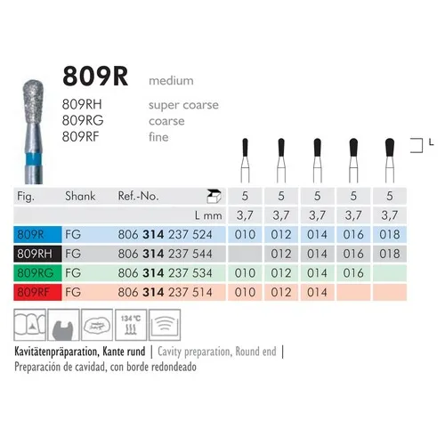 MEISINGER FG DIAMANT 809RH014 (5st)