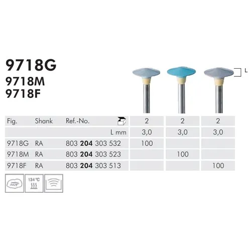 MEISINGER RA POLIJSTSCHIJF 9718G100 (2st)
