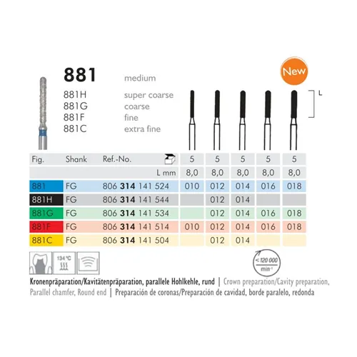 MEISINGER FG DIAMANT 881G016 (5st)