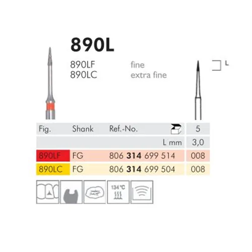 MEISINGER FG DIAMANT 890LC008 (5st)