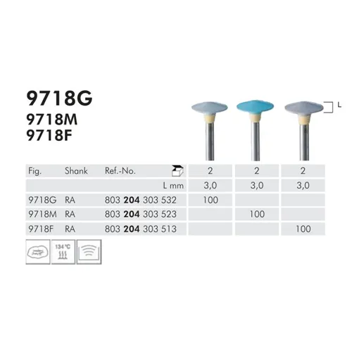 MEISINGER RA POLIJSTSCHIJF 9718M100 (2st)