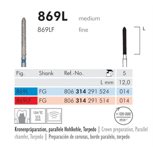 MEISINGER FG DIAMANT 869LF014 (5st)