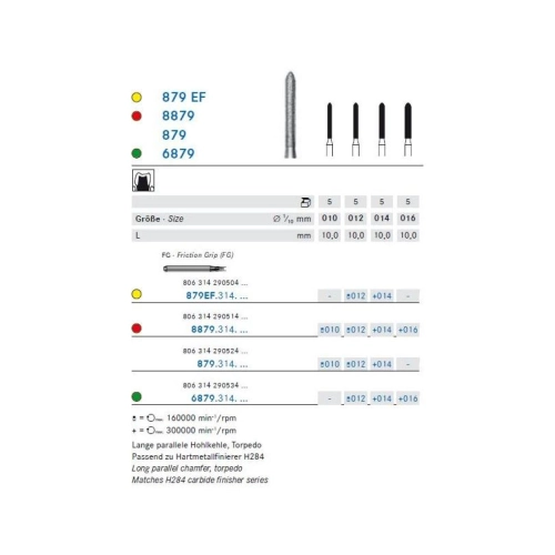 KOMET FG DIAMANT 8879/016 (5st)