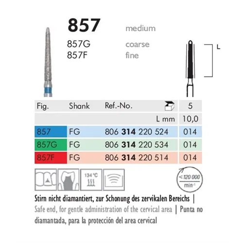 MEISINGER FG DIAMANT 857/014 (5st)