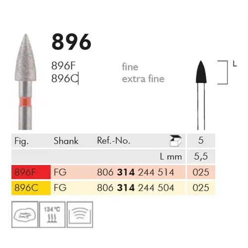 MEISINGER FG DIAMANT 896C025 (5st)