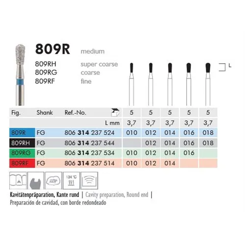 MEISINGER FG DIAMANT 809R010 (5st)