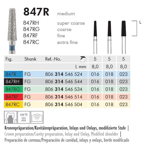 MEISINGER FG DIAMANT 845RH/025 (5st)