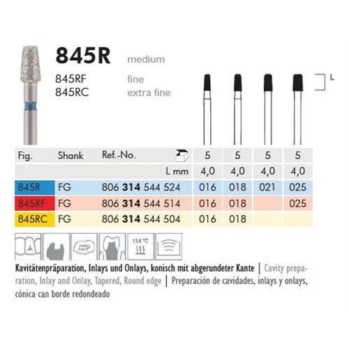 MEISINGER FG DIAMANT 845RF/018 (5st)