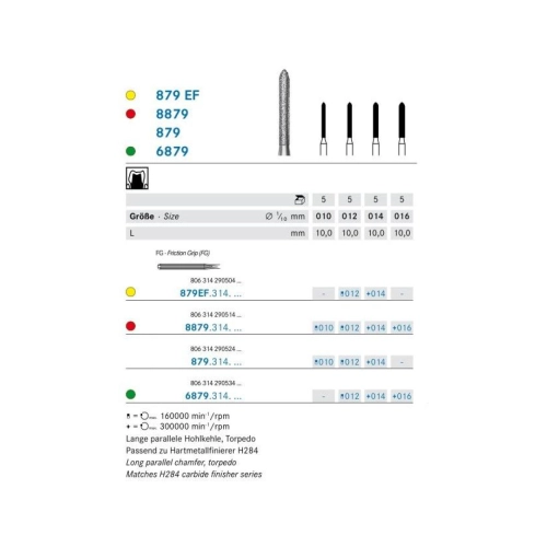 KOMET FG DIAMANT 8879/014 (5st)