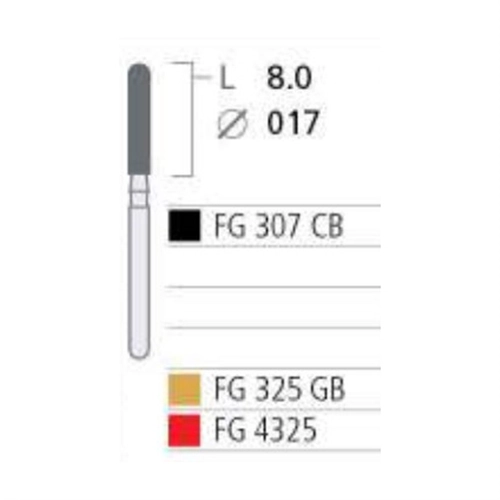 INTENSIV TAPERED BOOR REF 881/017 FG 4325 (6st)