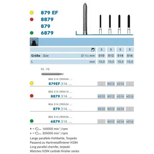KOMET FG DIAMANT 879EF014 (5st)