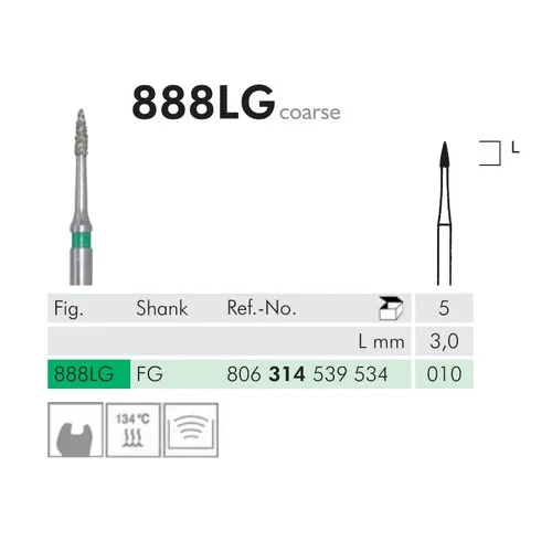 MEISINGER FG DIAMANT 888LG010 (5st)