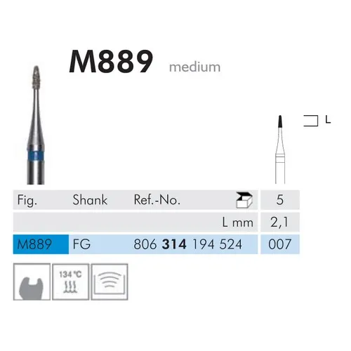 MEISINGER FG DIAMANT M 889/007 (5st)