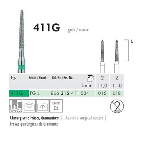MEISINGER FG L DIAMANT GROF 411G/016 (2st)
