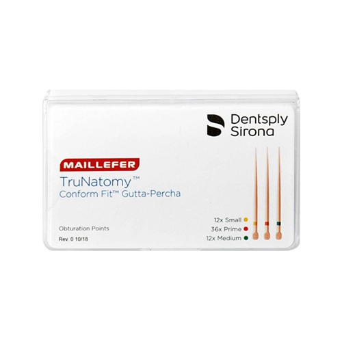 DENTSPLY SIRONA TRUNATOMY CONFORM FIT GUTTA PERCHA POINTS ASSORTMENT (60st)