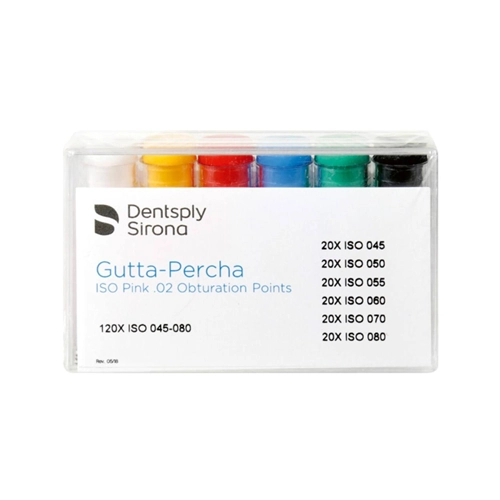 DENTSPLY SIRONA GUTTA PERCHA POINTS A022C PINK NR.45-80 (120st)