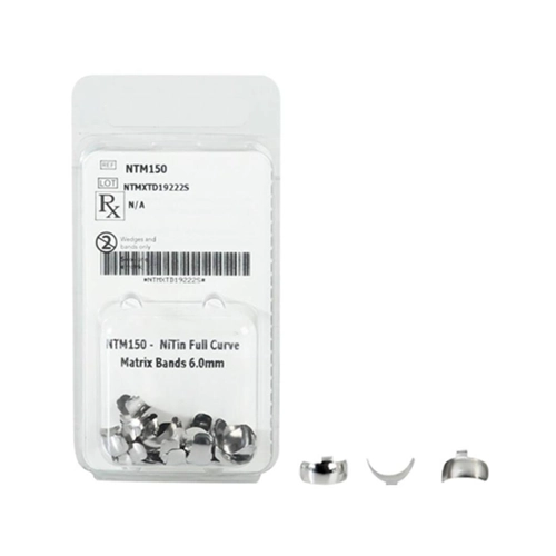 GARRISON NITIN METAL FULL CURVE NTM150 MATRIX BANDS 6,0 MM (50st)