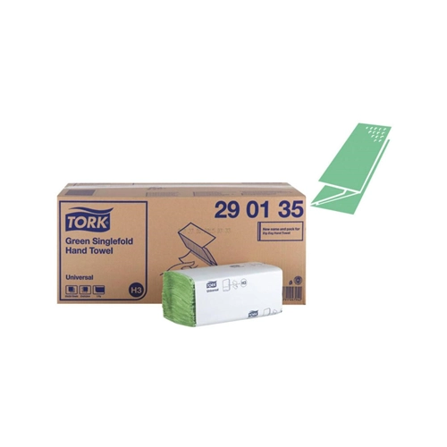 ESSITY TORK UNIVERSAL ZZ GROEN 1-LAAGS 25x23cm (20x200st)