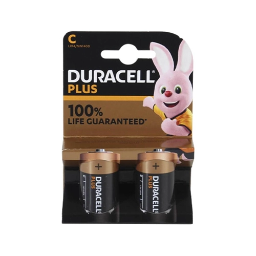 DURACELL BATTERY SMALL TORCH 1,5V (C) (2st)