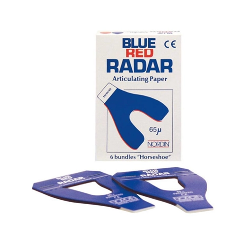 NORDIN HORSE SHOE BLUE/RED 0,065mm (72 vellen)