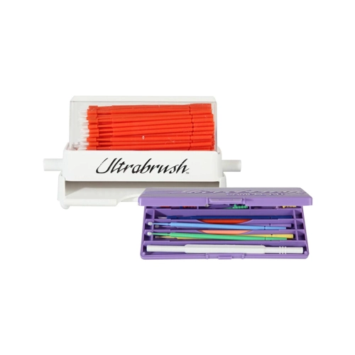 MICROBRUSH ULTRABRUSH PLUS DISPENSER MET TIPS