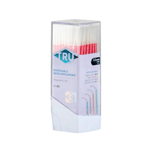 MICROBRUSH TRU DISPOSABLE MICRO APPLICATORS FIJN ROZE (80st)