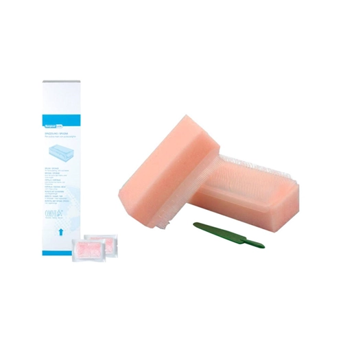 OMNIA TECHNOSCRUB CLEANING BRUSH WITH 4% CHLOORHEXIDINEGLUCONAAT (24st)