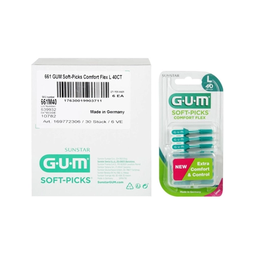 GUM SOFT-PICKS COMFORT FLEX LARGE (6x40st)