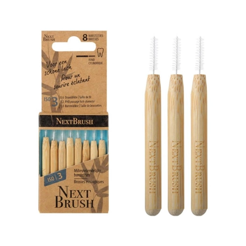 NEXTBRUSH BAMBOE INTERDENTAL CLEANERS ISO 3 / 3,0mm (8st)