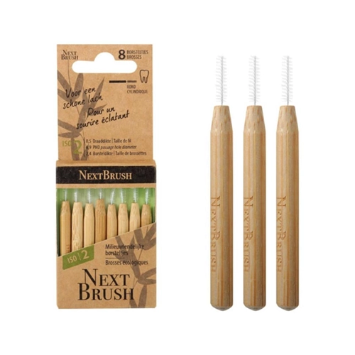 NEXTBRUSH BAMBOE INTERDENTAL CLEANERS ISO 2 / 2,4mm (8st)