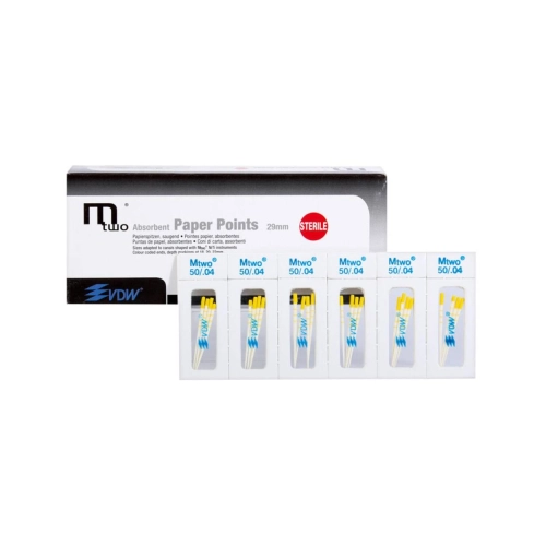 VDW MTWO .04 PAPER POINTS TAPER NR. 50 (144st)