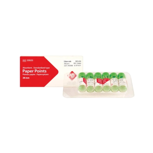 PRODUITS DENTAIRES COLOR PAPER POINTS NR.35 (240st)