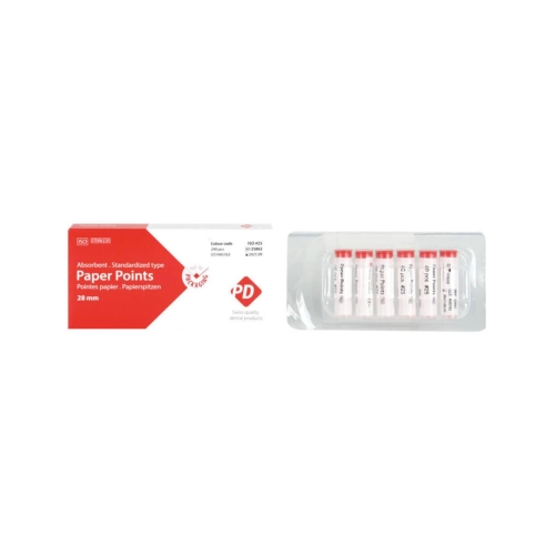 PRODUITS DENTAIRES COLOR PAPER POINTS NR.25 (200st)