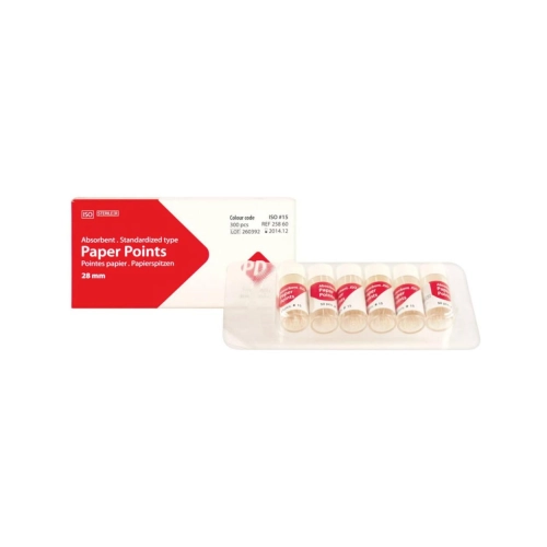 PRODUITS DENTAIRES COLOR PAPER POINTS NR.15 (240st)