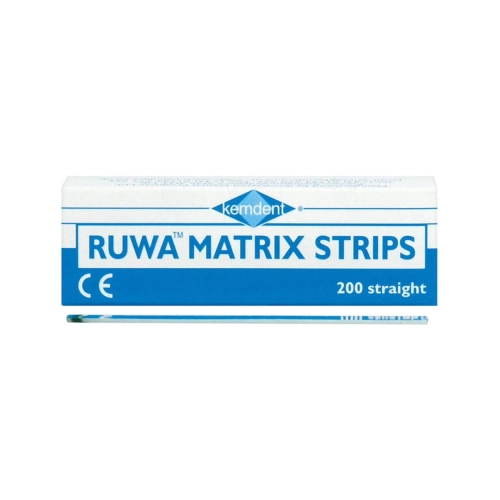 KEMDENT RUWA STRIPS TRANSPARENT STRAIGHT 8mm (200st)