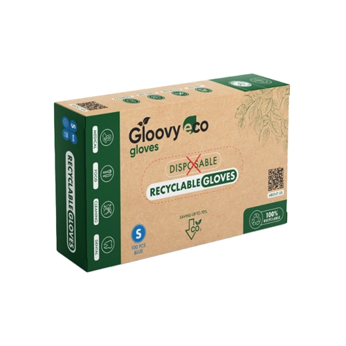GLOOVY ECO GLOVES RECYCLABLE HANDSCHOENEN SMALL (100st)