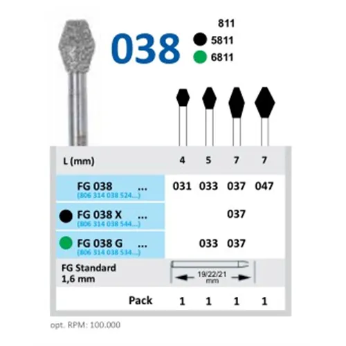 HORICO FG DIAMANT 038/031 (1st)