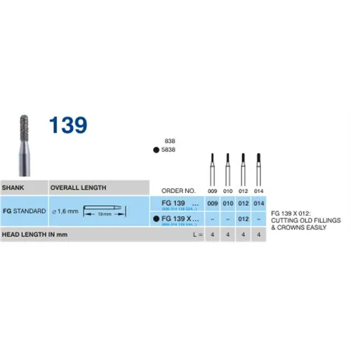 HORICO FG DIAMANT 139/012 (5st)