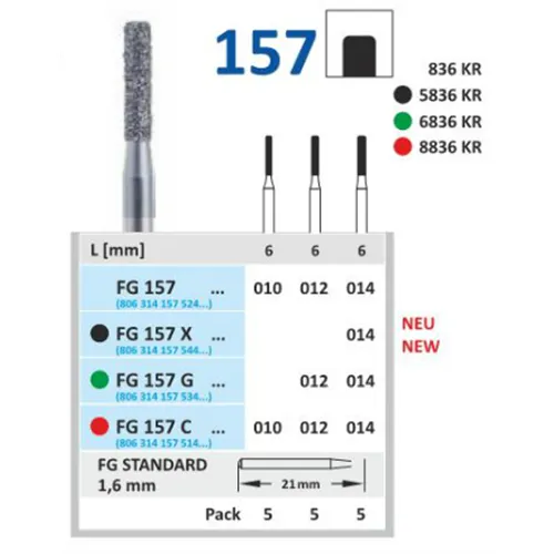 HORICO FG DIAMANT 157C014 (5st)